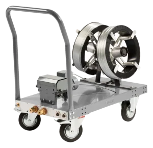 OSUCAS wire feed trolley WFC with reel spool, front view