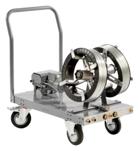 OSUCAS wire feed trolley WFC380, side view