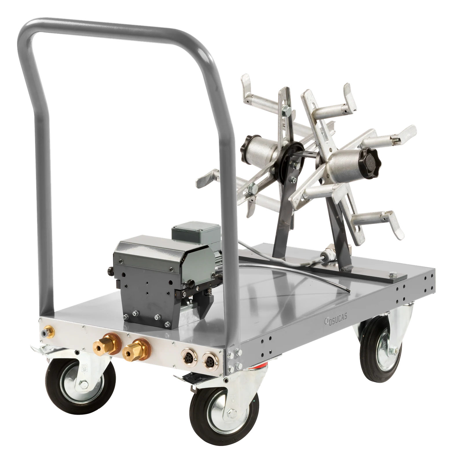 OSUCAS wire feed trolley WFC with wire feed gear and Combi uncoiling device