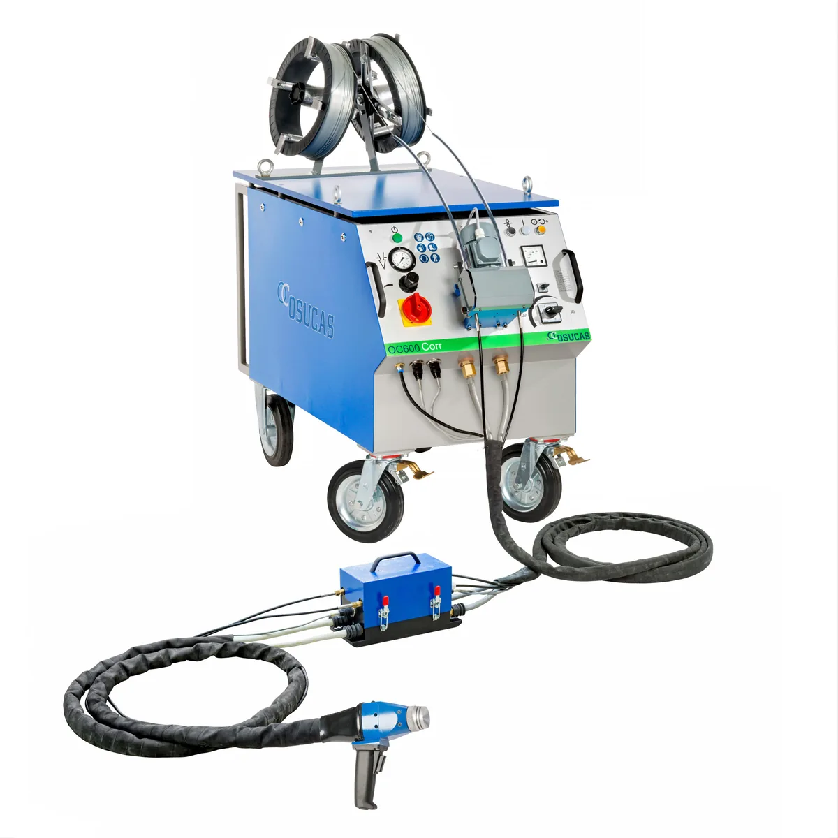 OSUCAS OC600 Corr + PF1 Mini Hand – Metallspritzanlage