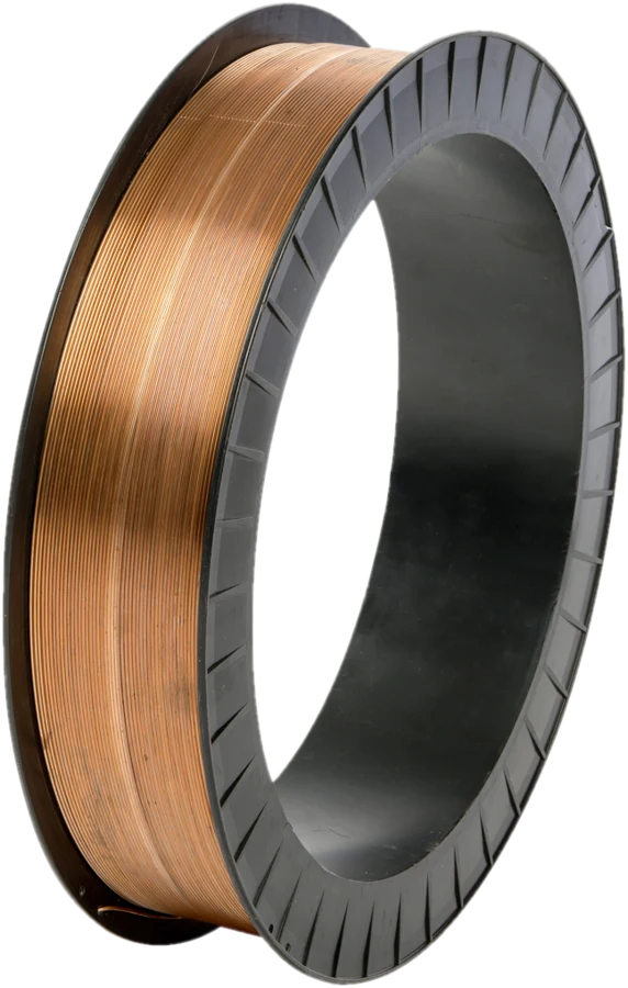 OSUCAS metal spray wire on reel spool, copper-coloured